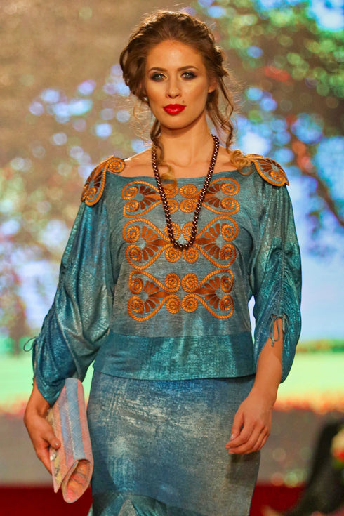 Bluza jerse pictat manual V518